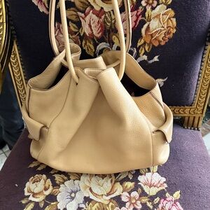 Cole Haan Tan Leather Shoulder Bag